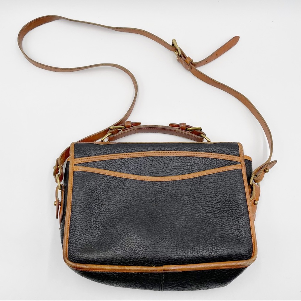 Dooney & Bourke Vintage Two Tone Leather Satchel - Picture 14 of 16